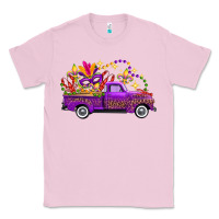 Bubblegum Pink Mardi Gras Leopard Truck Classic Tee - FaDigitalArtStudio