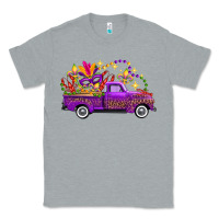 Heather Grey Mardi Gras Leopard Truck Classic Tee - FaDigitalArtStudio