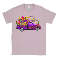 Lilac Mardi Gras Leopard Truck Classic Tee - FaDigitalArtStudio