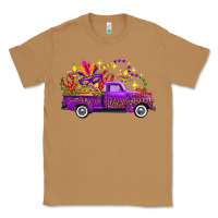 Toasted Coconut Mardi Gras Leopard Truck Classic Tee - FaDigitalArtStudio