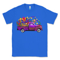 True Royal Mardi Gras Leopard Truck Classic Tee - FaDigitalArtStudio