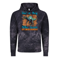 Cloud Black just a boy who loves baby spinosaurus Vintage Hoodie - Artiststas