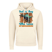 Vintage Artic just a boy who loves baby spinosaurus Vintage Hoodie - Artiststas