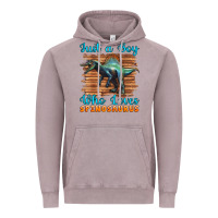 Vintage Zinc just a boy who loves baby spinosaurus Vintage Hoodie - Artiststas