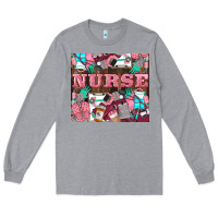 Heather Grey Nurse Long Sleeve Tee - LillyAllenDesigns