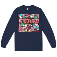 Navy Nurse Long Sleeve Tee - LillyAllenDesigns