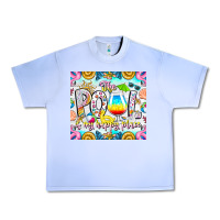 Grape Ice The Pool Is My Happy Place Urban Heavy Tee - CowhideDigitalArt