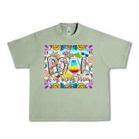 Oil Green The Pool Is My Happy Place Urban Heavy Tee - CowhideDigitalArt