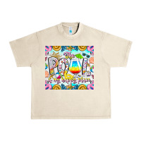 Sandshell The Pool Is My Happy Place Urban Heavy Tee - CowhideDigitalArt
