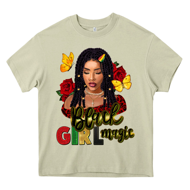 Black Girl Magic Heavy Core Tee by FaDigitalArtStudio | Teevron