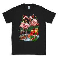 Black Christmas flamingo Classic Tee - BarkalooDesign