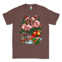 Chestnut Christmas flamingo Classic Tee - BarkalooDesign