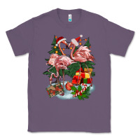 Lavender Christmas flamingo Classic Tee - BarkalooDesign