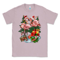 Lilac Christmas flamingo Classic Tee - BarkalooDesign