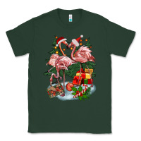 Sports Green Christmas flamingo Classic Tee - BarkalooDesign