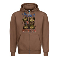 Chestnut proud veteran camo shoes Zipper Hoodie - Jasminsmagicworld