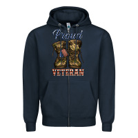 Navy proud veteran camo shoes Zipper Hoodie - Jasminsmagicworld