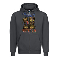 Smoke proud veteran camo shoes Zipper Hoodie - Jasminsmagicworld
