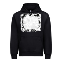 Black cowhide frames background Urban Hoodie - RanaPortraitStore