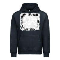 Navy cowhide frames background Urban Hoodie - RanaPortraitStore