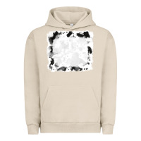 Pigment French Oak cowhide frames background Urban Hoodie - RanaPortraitStore