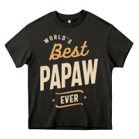 Mens Best Papaw Ever Funny Dad / Grandpa Heavy Core Tee | Teevron