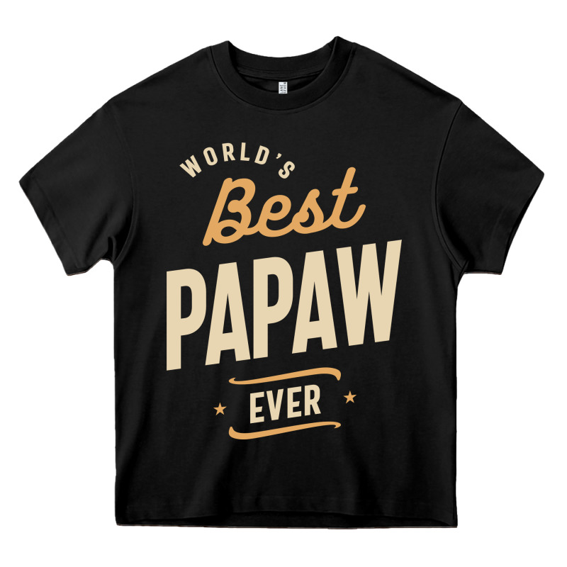 Mens Best Papaw Ever Funny Dad / Grandpa Heavy Core Tee by DesigneFamous | Teevron