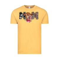 Vintage Mustard mom cow Vintage Tee - CowhideDigitalArt
