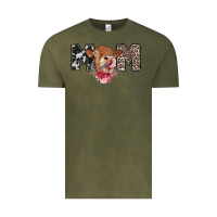 Vintage Olive mom cow Vintage Tee - CowhideDigitalArt