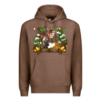 Chestnut christmas donkey candy house Premium Hoodie - BarkalooDesign