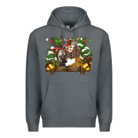 Rock christmas donkey candy house Premium Hoodie - BarkalooDesign