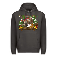 Smoke christmas donkey candy house Premium Hoodie - BarkalooDesign