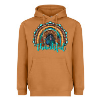 Meerkat western thanksgiving rainbow with turkey Heavyweight Hoodie - RanaPortraitStore
