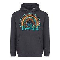 Smoke western thanksgiving rainbow with turkey Heavyweight Hoodie - RanaPortraitStore