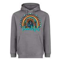 Storm western thanksgiving rainbow with turkey Heavyweight Hoodie - RanaPortraitStore