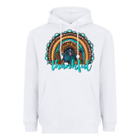 White western thanksgiving rainbow with turkey Heavyweight Hoodie - RanaPortraitStore