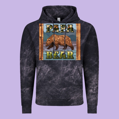 Papar Bear Vintage Hoodie Designed By Artiststas