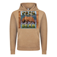 Vintage Coffee papar bear Vintage Hoodie - Artiststas