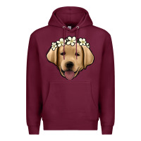 Burgundy Labrador Premium Hoodie - Jasminsmagicworld