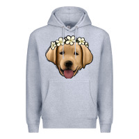 Heather Grey Labrador Premium Hoodie - Jasminsmagicworld