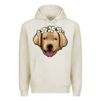 Oatmeal Heather Labrador Premium Hoodie - Jasminsmagicworld