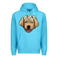 Ocean Blue Labrador Premium Hoodie - Jasminsmagicworld