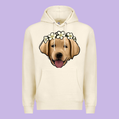 Labrador Premium Hoodie Designed By Jasminsmagicworld