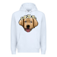 White Labrador Premium Hoodie - Jasminsmagicworld