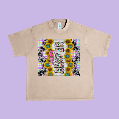 Happy Easter Urban Heavy Tee Designed By Cowhidedigitalart