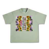 Oil Green happy easter Urban Heavy Tee - CowhideDigitalArt