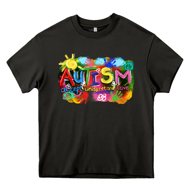 Autism Accept Understand Love Heavy Core Tee by FaDigitalArtStudio | Teevron