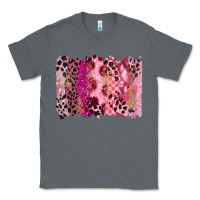 Charcoal Heather breast cancer brushstroke Classic Tee - FaDigitalArtStudio