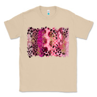 Mushroom breast cancer brushstroke Classic Tee - FaDigitalArtStudio