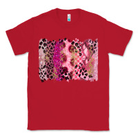 Red breast cancer brushstroke Classic Tee - FaDigitalArtStudio